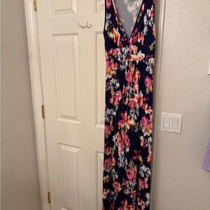 Loveappella Abstract Floral Print Maxi Medium